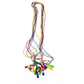 Скакалка 2,5 м, шнур резина, ручка пластиковая